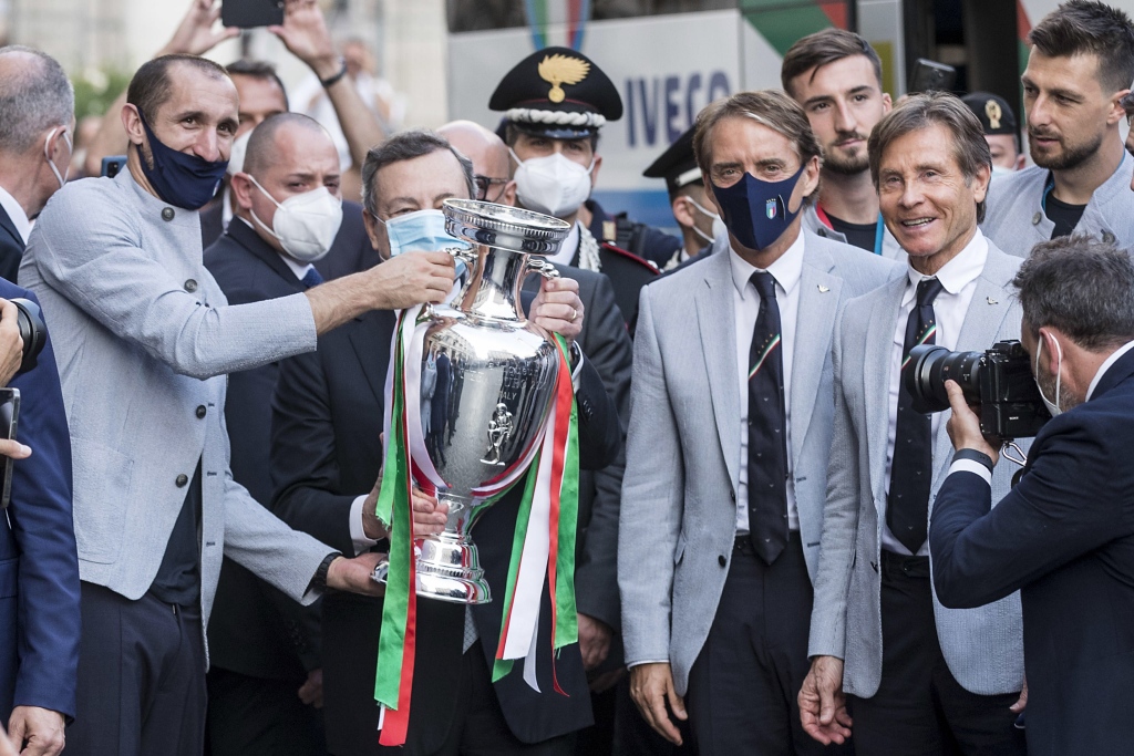 意大利总统祝贺球队欧洲杯夺冠：你们回报了人民的热情和支持